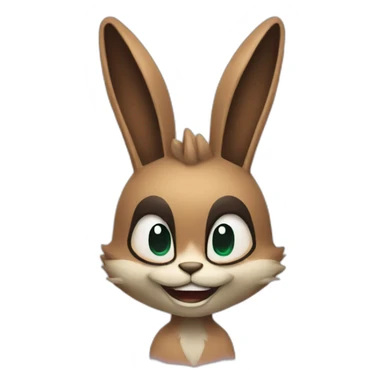 Lopunny joker sticker