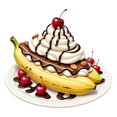Banana split sticker