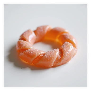 realistic dalgona candy with the circle shape from Squid Game sticker