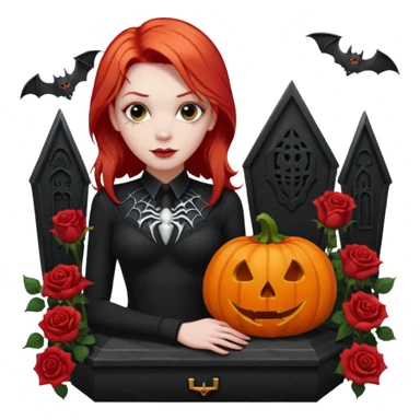 Chris motionless  🕸🦇🎃🥀⚰️🖤🪦🎶🎤👩‍🦰 sticker