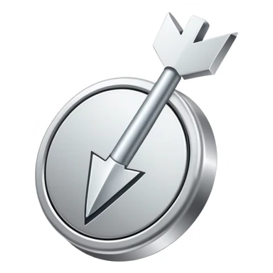 Arrow cursor clicking on a button sticker