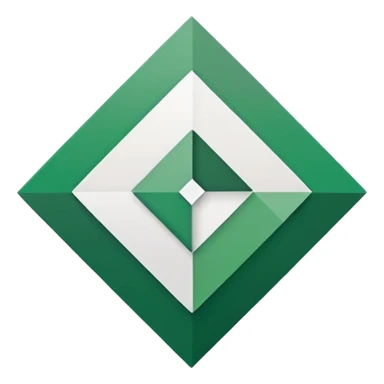 logo BNP Paribas, simple, green and white colors sticker