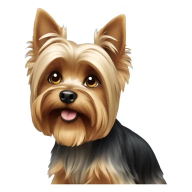 Dog yorkshire terrier  sticker