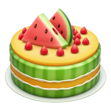 melon cake sticker