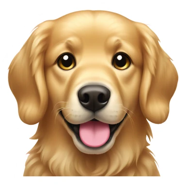 Golden retriever with pink bow sticker