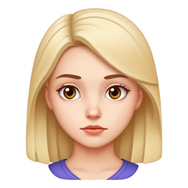 girl side eye sticker