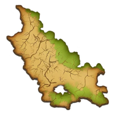 Punjab map by district sticker