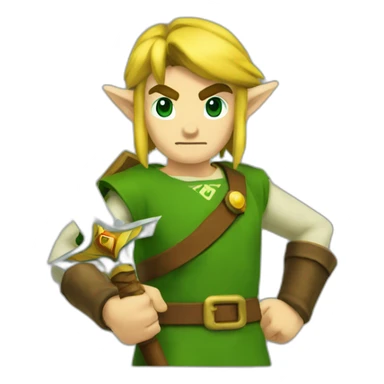 Link Legend of Zelda sticker