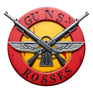 Logo de Guns N Roses sticker