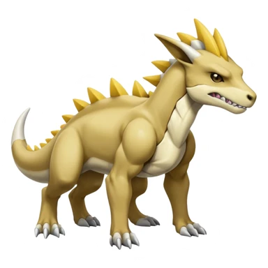 Manectric-Lucio-Cubone-Marowak-Draco-Fakémon-hybrid-creature (full body), 4 legs sticker