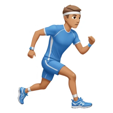 Man running after hyundai ionic sticker