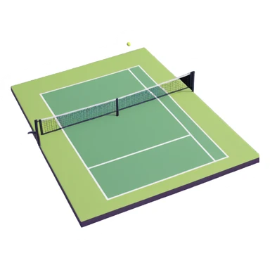 tennis court sticker