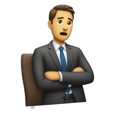 manager rejecting employess sticker