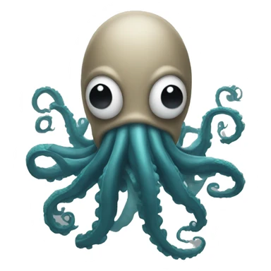 Create a kraken emoji  sticker