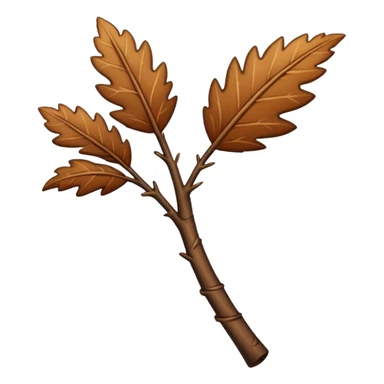leafy stick sticker