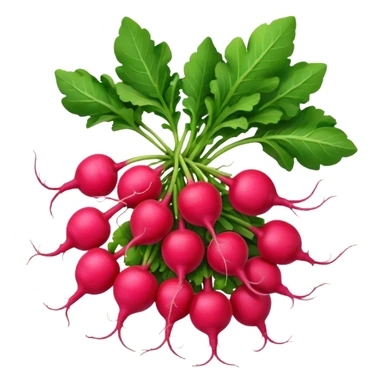 bunch of radishes sticker