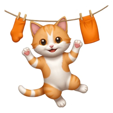 Make fun of the hang in there kitten  sticker