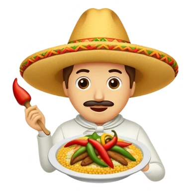 a couscous wearing a fajitas sticker