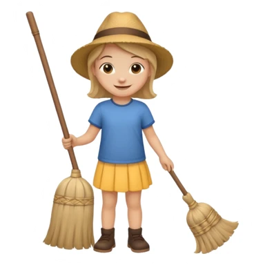 Emoji to encourage kids to do chores - should contain something about house chores sticker