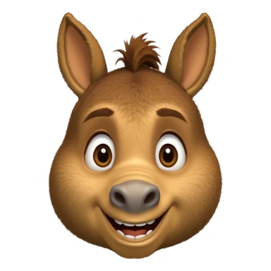 Donkey from shrek the movie sticker
