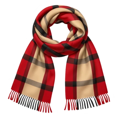 burberry scarf sticker