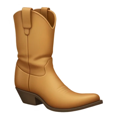 Light Tan cowboy boots sticker