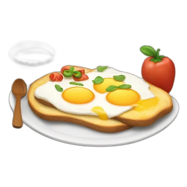 mexican having breakfast sticker
