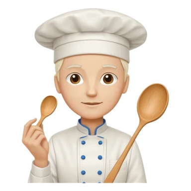 chef de cuisine, pop art, simple lines, flat sticker