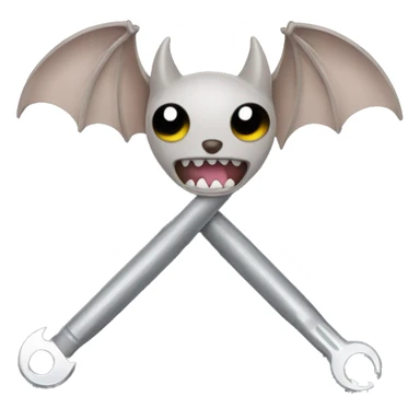 bat holding wrench sticker