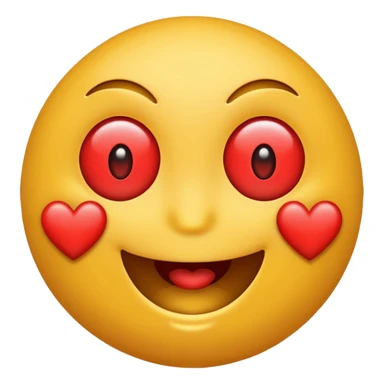 Motion Valentine smiley emoji  sticker