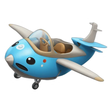 un caca volant sticker