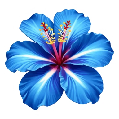 ultramarine hibiscus w cyan center 
replace purple/yellow with whitw sticker