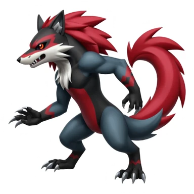Obstagoon-Zeraora-Zoroark-fusion  sticker