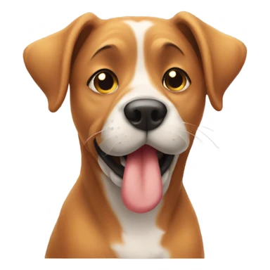 Dog blowing kisses sticker