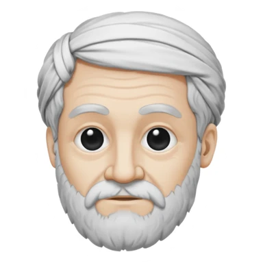 Aristotle portrait, hand-drawn look, as a black-and-white sketch sticker