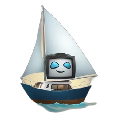 Kali linux on a yacht  sticker