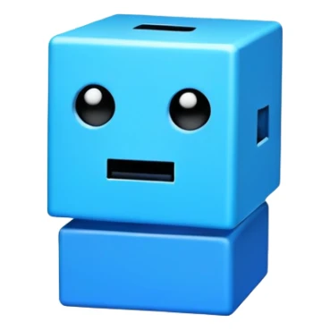 Geometry Dash cube character sticker