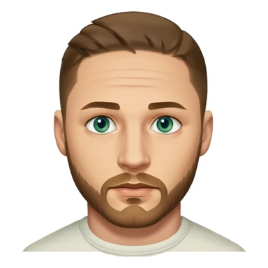 Tom Hardy with blue-green eyes sticker