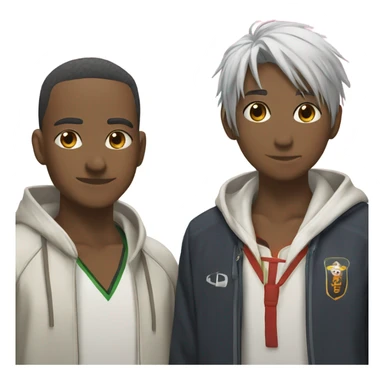 Kauru and hikaru from Oran host club sticker