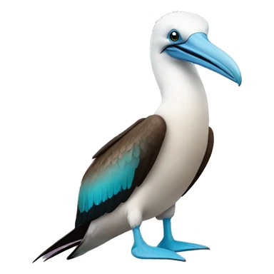 Blue-footed booby sticker