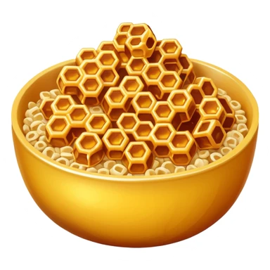 Honey comb cereal sticker