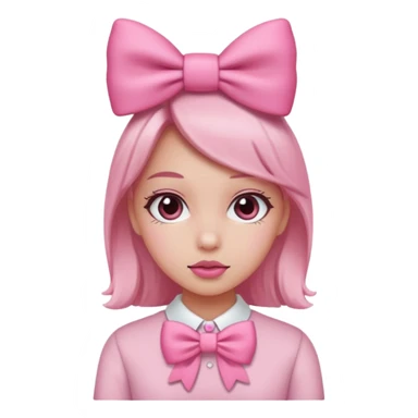 Pink girlie giveaway  sticker