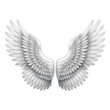 Pair of wings ,in a text copiable format sticker