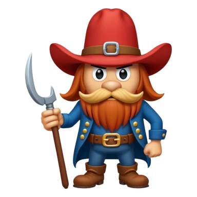 yosemite sam character cartoon sticker