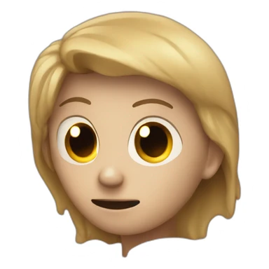 a person who goes through a horror quest sticker