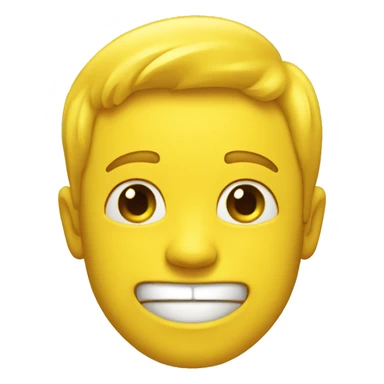 yellow guy  Too happy  sticker