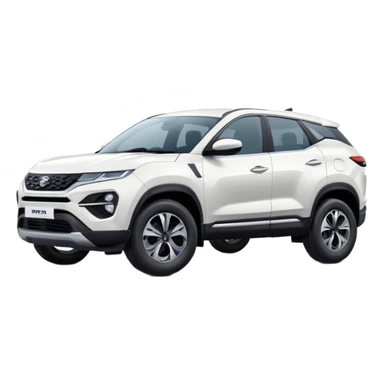 white tata harrier sticker