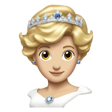 Princess Diana halo sticker