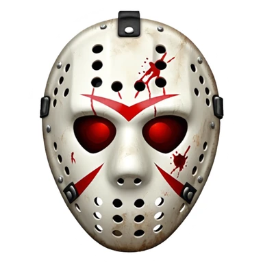 Jason hockey mask sticker