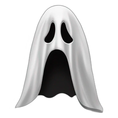 Ghost face maniac Black cloak white mask film scream sticker